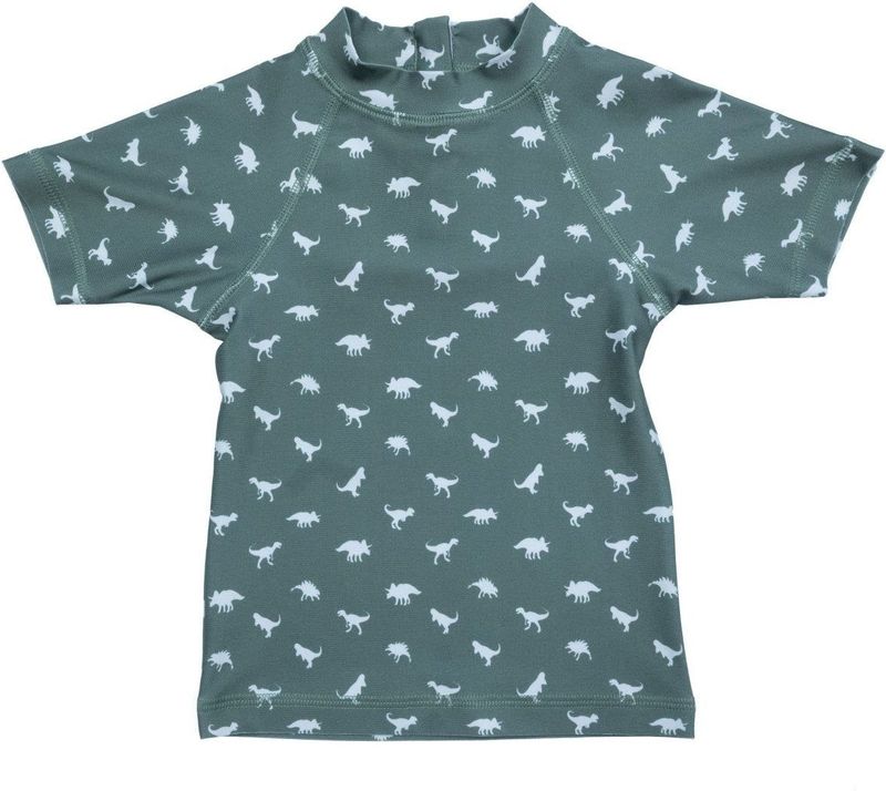 Slipstop - UV Shirt - Groen - Dino - Jongens - Beschermingsfactor 50+