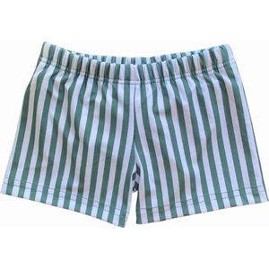 Slipstop - Zwembroek - Groen/Wit - Green Bay Stripe