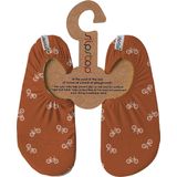 Slipstop - Waterschoenen Cognac met Fietsjes voor Kinderen
