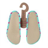 Slipstop Blush - zeegroen met roze flamingo's