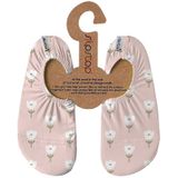 Slipstop - Waterschoenen - Licht Roze - Witte Tulpjes