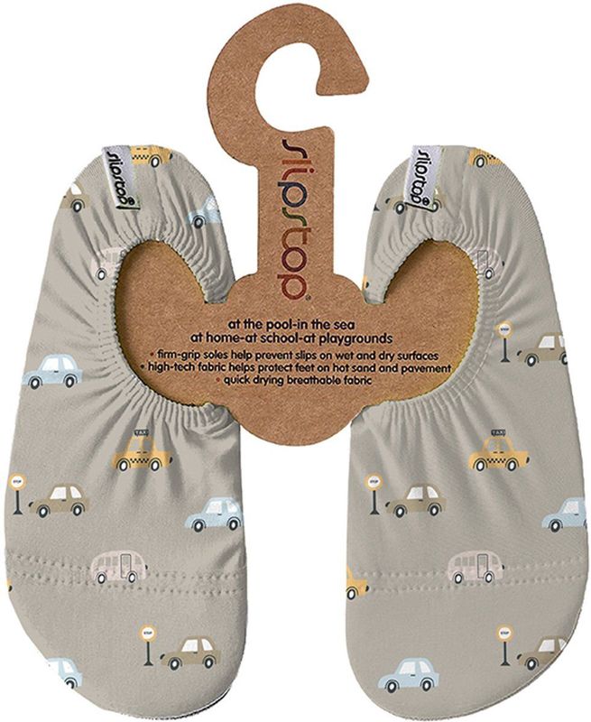 Slipstop - Cars - Waterschoentjes - Naturel - Flexibel - Sneldrogend