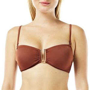 Dagi Dames Strapless Bikini Top, bruin, 36