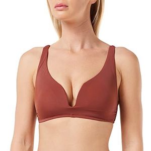 Dagi Dames Triangle Bikini Top, bruin, 36