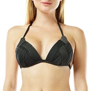 Dagi Dames Triangle Bikini Top, zwart, 36