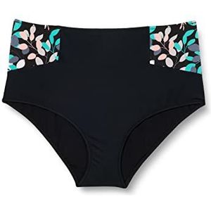 Dagi Bikinibroekje voor dames, zwart/groen, 44