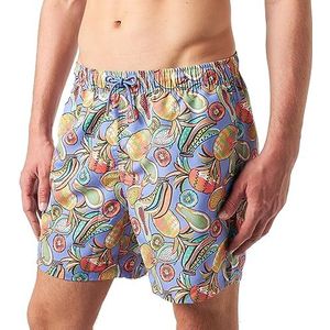 Dagi Heren bedrukte zwemshorts, lila (lilac), S