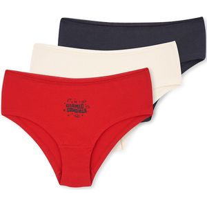 Dagi 3-pack Hipsters met Westernprint en Normale Taille