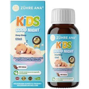 Zühre Ana - Kids Good Night - Sirop - Melisse en Kamille - Natuurlijke Slaapondersteuning voor Kinderen en Volwassenen