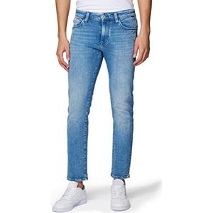 Mavi Marcus Slim Straight Leg Jeans voor heren, slim fit, rechte pijpen, blauw, 33W / 30L