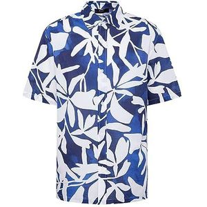 Mavi Heren bedrukt overhemd, Donkerblauw, M