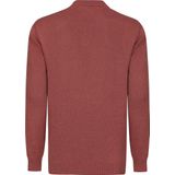 Felix Hardy - Gebreide Polo Trui - Sweater - Gedroogde Roos - 100% Katoen