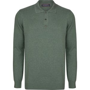 Gebreide Trui - Mélange - Knitwear - Polokraag - Lange Mouw