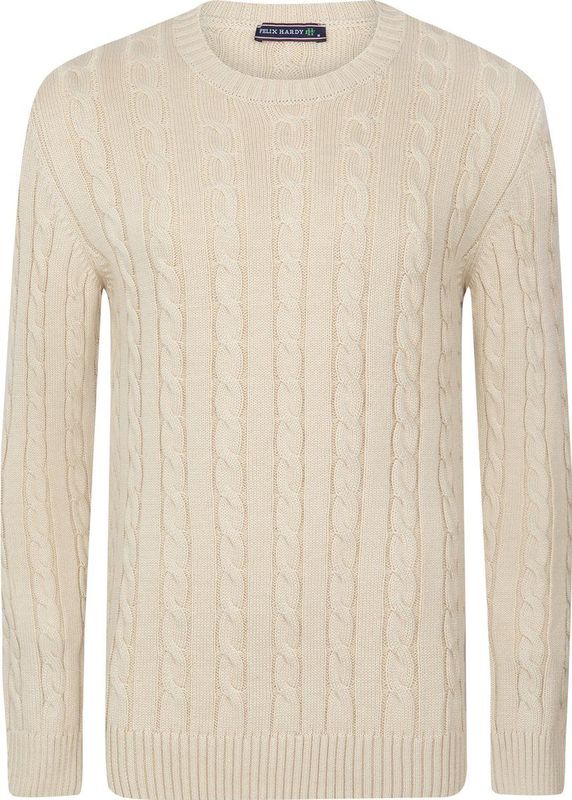 Felix Hardy Gebreide Trui - Sweater Heren Beige