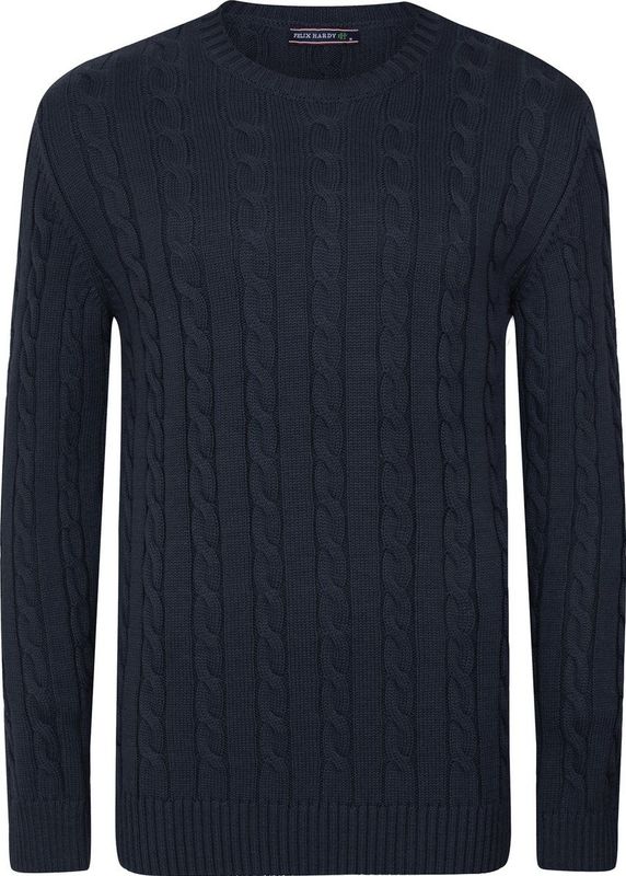 Felix Hardy Gebreide Trui - Sweater Heren Navy