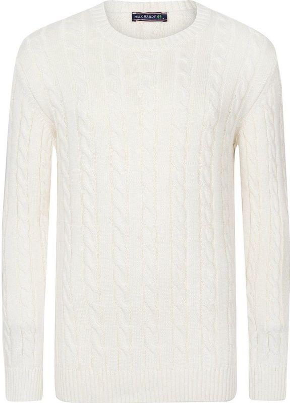 Felix Hardy Gebreide Trui - Sweater Heren Ecru