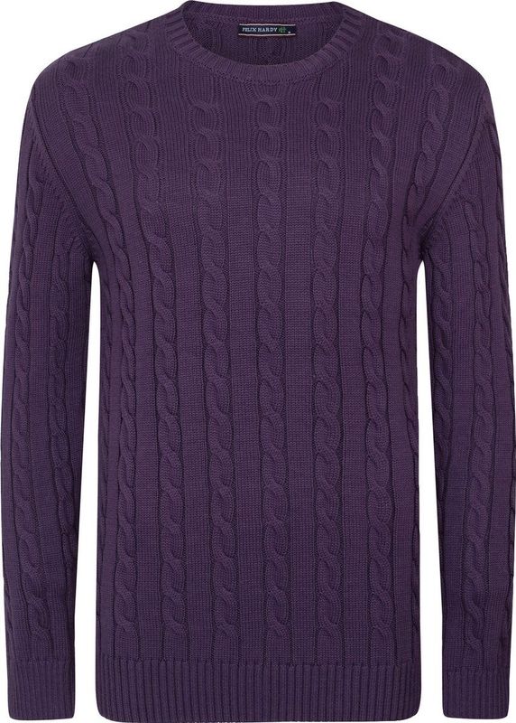 Felix Hardy Gebreide Trui - Sweater Heren Purple