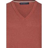 Felix Hardy Trui  roestrood / zwart / wit