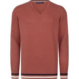 Felix Hardy Trui  roestrood / zwart / wit
