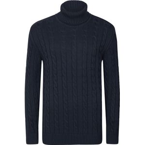 Felix Hardy Coltrui - Gebreide Trui - Sweater Heren Navy