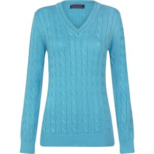 Felix Hardy Gebreide Trui V-Hals V Dames Babyblue