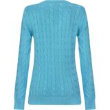 Felix Hardy Gebreide Trui V-Hals V Dames Babyblue