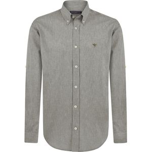 Felix Hardy Overhemd - Overhemden - Katoen Linnen Heren Khaki - M