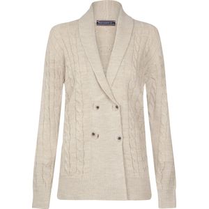 Felix Hardy Gebreide Cardigan - Vest Dames Beige - Xl
