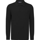 Felix Hardy Gebreide Trui - Sweater - Katoen Heren Zwart