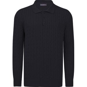 Felix Hardy Gebreide Trui - Sweater - Katoen Heren Navy