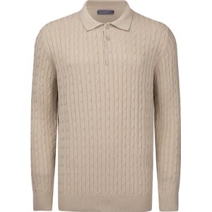 Felix Hardy Gebreide Trui - Sweater - Katoen Heren Beige
