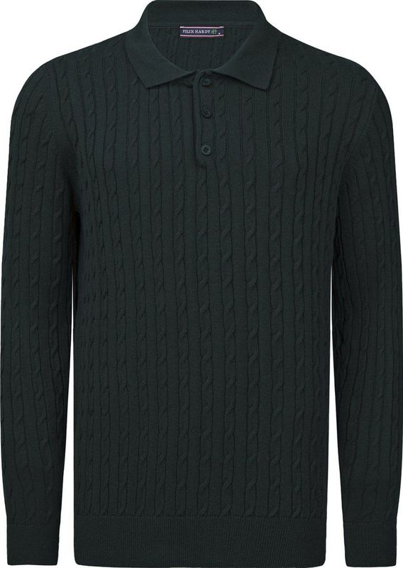 Felix Hardy - Gebreide Trui - Groente - 100% Katoen - Heren - 2XL