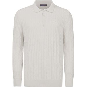 Felix Hardy Gebreide Trui - Sweater - Katoen Heren Ecru