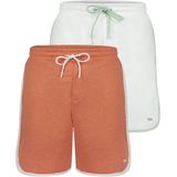 Felix Hardy - Jogger Short - Sportbroek - Oranje - Katoen - 2 Pack Heren