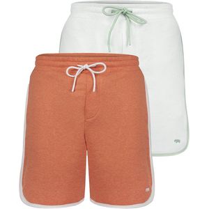 Felix Hardy - Jogger Short - Sportbroek - Oranje - Katoen - 2 Pack Heren