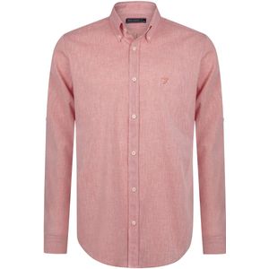 Felix Hardy - Linnen Katoen Blend Shirt - Overhemd - Roze