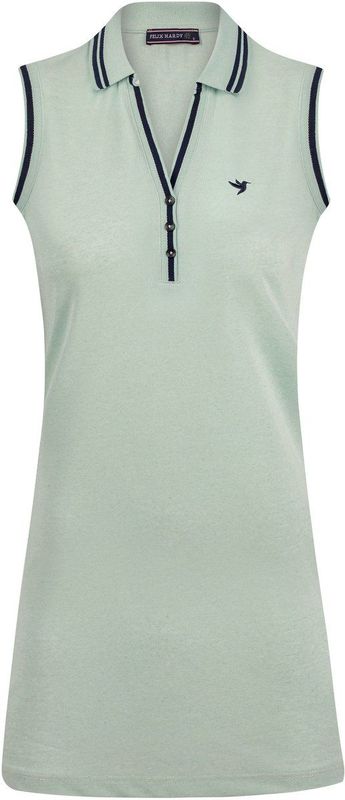 Jerseyjurk - Effen - Mouwloos - Knielengte - Normale Pasvorm