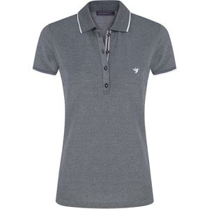 Felix Hardy Polo Shirt Korte Mouwen Piquß Katoen Dames Navy - M