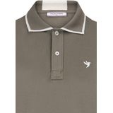 Felix Hardy - Polo Shirt - Khaki - Korte Mouw - Katoenen Pique