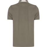 Felix Hardy - Polo Shirt - Khaki - Korte Mouw - Katoenen Pique