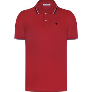 Felix Hardy - Polo Shirt - Rood - Korte Mouw - Katoenen Pique
