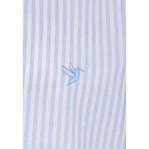 Felix Hardy - Overhemd - Blauw - Lichtblauw - Wit - Gestreept - Lange Mouw