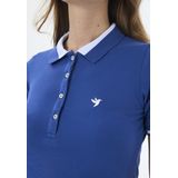 Felix Hardy - Jurk - Blauw - Katoenen - Knielengte - Korte Mouw Dames