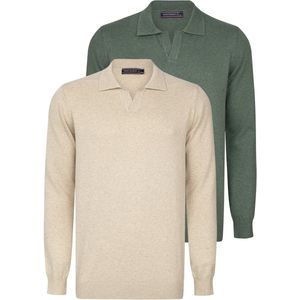 Felix Hardy Trui  beige / groen
