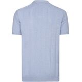 Felix Hardy Tricot Polo Shirt Korte Mouwen Heren Blauw - 2Xl