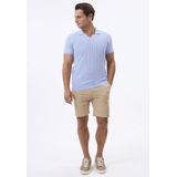 Felix Hardy Tricot Polo Shirt Korte Mouwen Heren Blauw - 2Xl