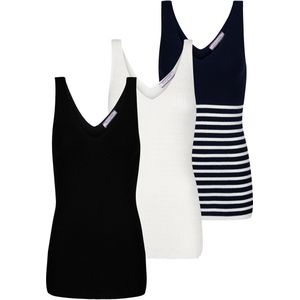 Felix Hardy - Tricot - Zwart - Dames Tops - 3 Pack