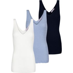 Felix Hardy - Tricot - Tanktop - Ecru - 3 Pack
