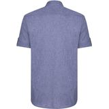 Jimmy Sanders - Overhemd - Korte Mouw - Dames - Sax - Poplin Katoen Linnen