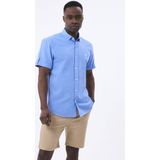 Felix Hardy - Linnen Katoen Blend Shirt - Overhemd - Blauw